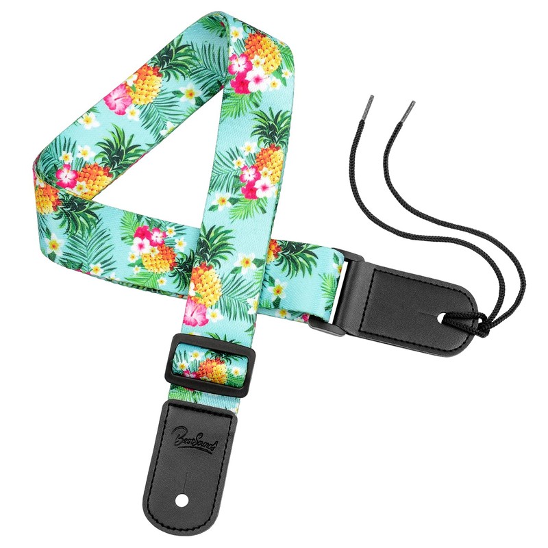 BestSounds Pineapple Ukulele Strap & Hawaiian Style Shoulder Strap Suitable
