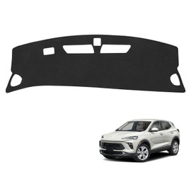 PeakPurit Black Dashboard Dash Board Cover Mat Carpet for Buick 2024-2025 2026 Encore GX Accessories Dash Cover Flannel Material Dash Mat Sunshade