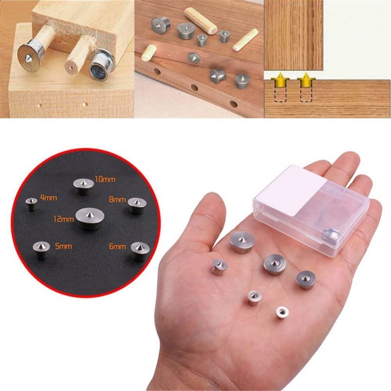 10PCS Stainless Steel Dowel Pin Center Drill Dowel Pin Centre