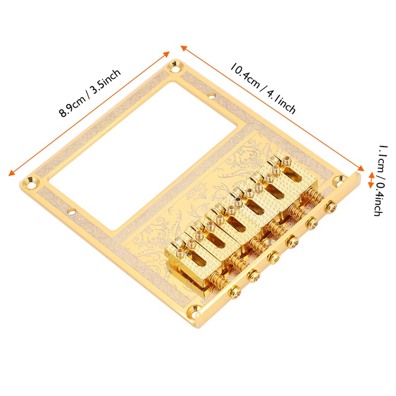 Saddle Guitar Bridge Humbucker Pickup Slot for TL Telecaster Electric