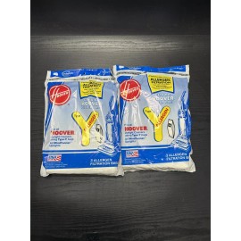 Hoover X2 Genuine OEM Hoover WindTunnel Type Y Allergen Filtration Vacuum Bags 3 Count