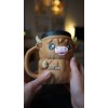 SWDesign Ferdinand Ice Cream Pint Holder the Highland Cow with