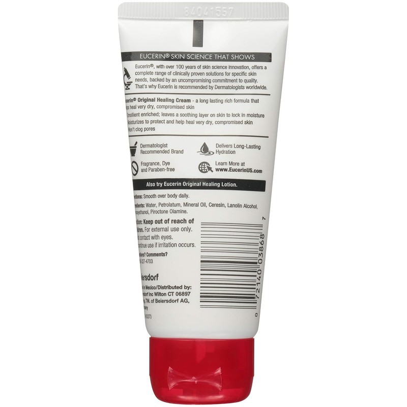 Eucerin Original Healing Enriched Creme 2 oz (Pack of 2)