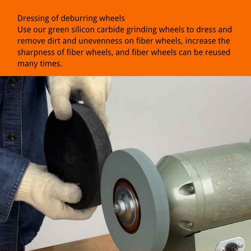 Deburring Wheels Nylon Fiber Buffing Wheel 6 inch 9P Hardness.