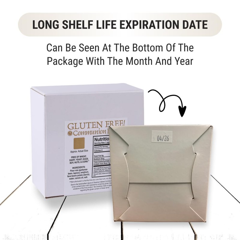 Communion Bread - Gluten-Free Communion Bread - Church Supplies -
