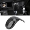 Carbon Fiber Style Gear Shift Knob Cover Fit for Nissan