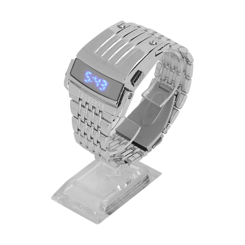Alloy Watch LED Digital Display Quick Release Fashionable Men Watch