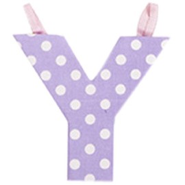 JoJo Maman Bébé Pastel Fabric Letter Y