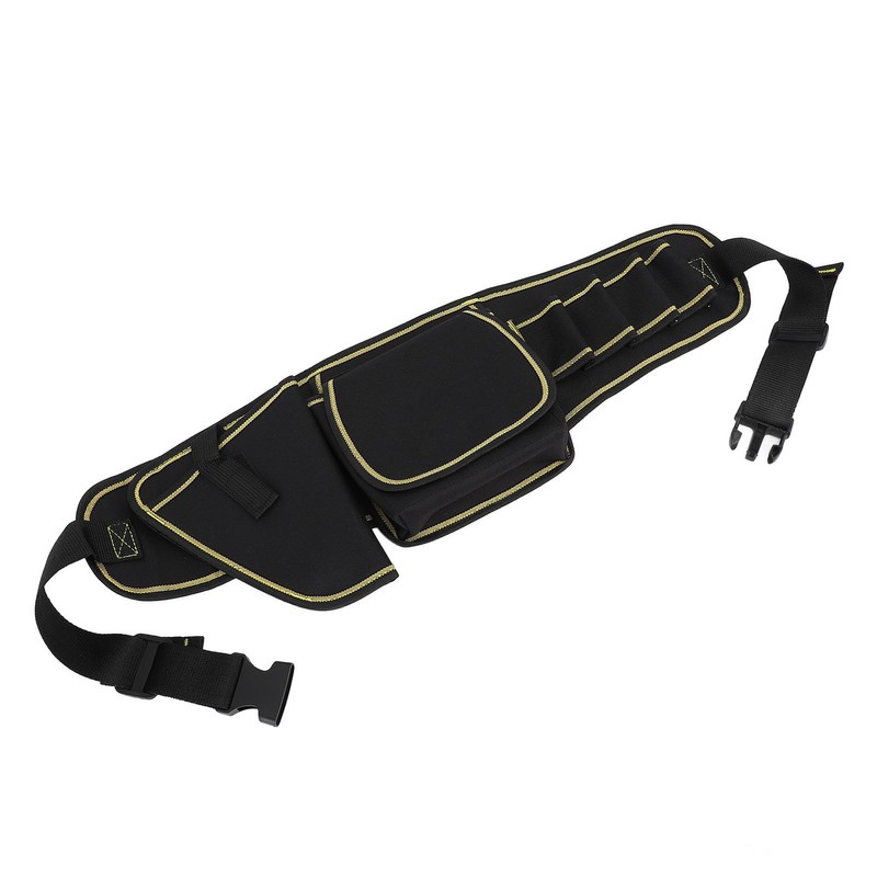 Side Tool Belt Pouch Canvas Multifunctional Waterproof 30kg Load Capacity