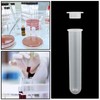 HUAZIZ 20pcs 20ml Plastic Centrifuge Tubes, Polypropylene Graduated Microcentrifuge Tubes,