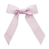 Checked Taffeta Ribbon - White/Pink (1 1/2")