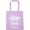 Hippowarehouse When in doubt go to the library Tote Shopping