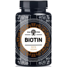 High-Dose Biotin Tablets Containing 10 mg Biotin per Tablet also known as Vitamin B7 or Vitamin H 365 pieces – annual supply. 100% vegan. Laboratory tested. Made in Germany.