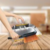 PHYEX 1-Pack 17" Heavy Duty Metal Dust Pan with Cleaning