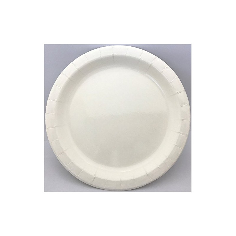 Paper Plates 8.7 inches (22 cm) Heavy Duty Paper Plates,