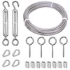 KNLN/304 Stainless Steel 66ft Wire Rope Kit with M5 Turnbuckle
