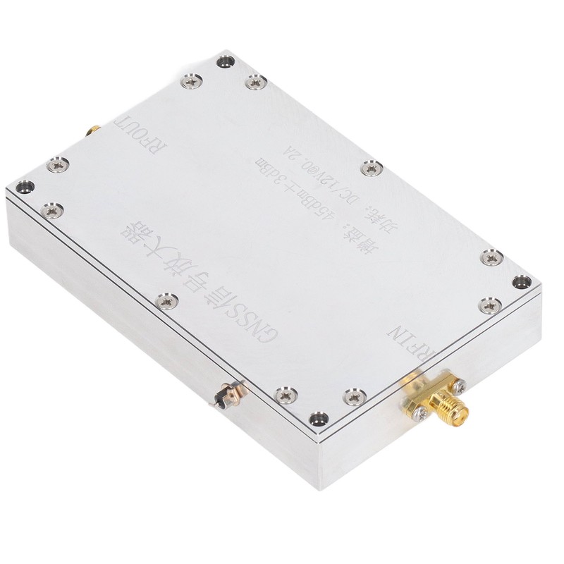 GNSS Signal Amplifier High Gain 45dbm Navigation RF Signal Booster