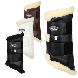 Marengos Soft Comfort Dressage Boots Black/Beige Thoroughbred