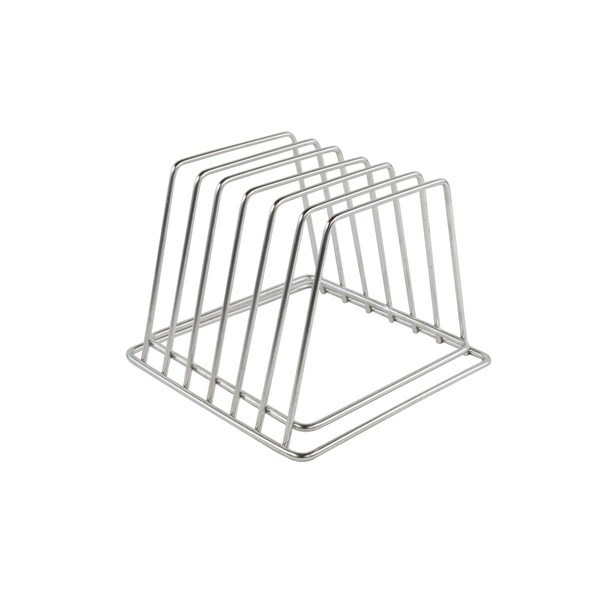 Commercial Cutting Board Rack - Stainless Steel, No Rusting - Holds 6 Small Boards