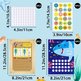 GYSYELL Potty Training Chart for Toddlers Boys,22 PCS Potty Chart,5 Fun Styles Potty Training Sticker Chart for Kids,Potty Training Reward,Develop Toileting Habit for Toddlers Boys