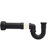 Westbrass D402NE-1-62 1-1/2" New England Style P-Trap with High Box
