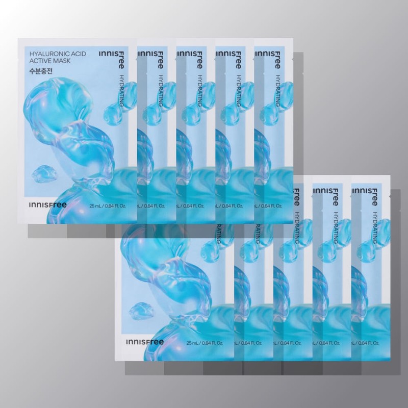 innisfree Active Mask Madecassoside [Moisture & Soothing] 25mL x 10ea