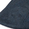 Haggar Men's Brushed Herringbone Flat Cap Ivy Hat, Navy
