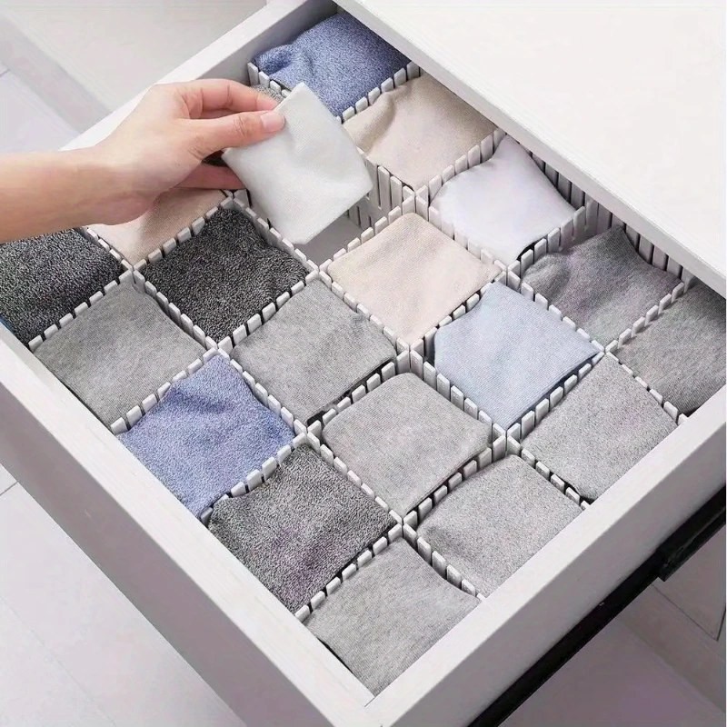 Adjustable Drawer Dividers Set – Multipurpose Cabinet Organizers, For Underwear