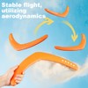 WUSJCOF 1 x Classic Throwing Game Soft Boomerang, Orange, V-Darts