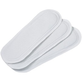 Extra Long Reusable Incontinence Pads, Set of 3