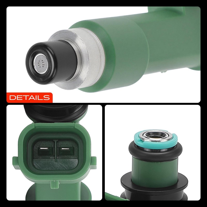 A-Premium 12 Holes Set of 4 Fuel Injectors Compatible with