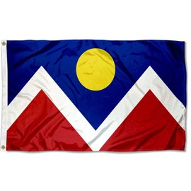 Sports Flags Pennants Company City of Denver Flag 3x5 Foot Banner