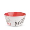 Egan Mickey Live Laugh Love Bowl Red, Multicoloured, S