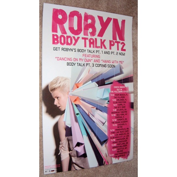 Robyn - Body Talk Pt 2 - Promotional Poster
