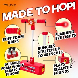 Flybar My First Flybar Foam Pogo Stick for Kids Red Outdoor Fun Age 3 and Up