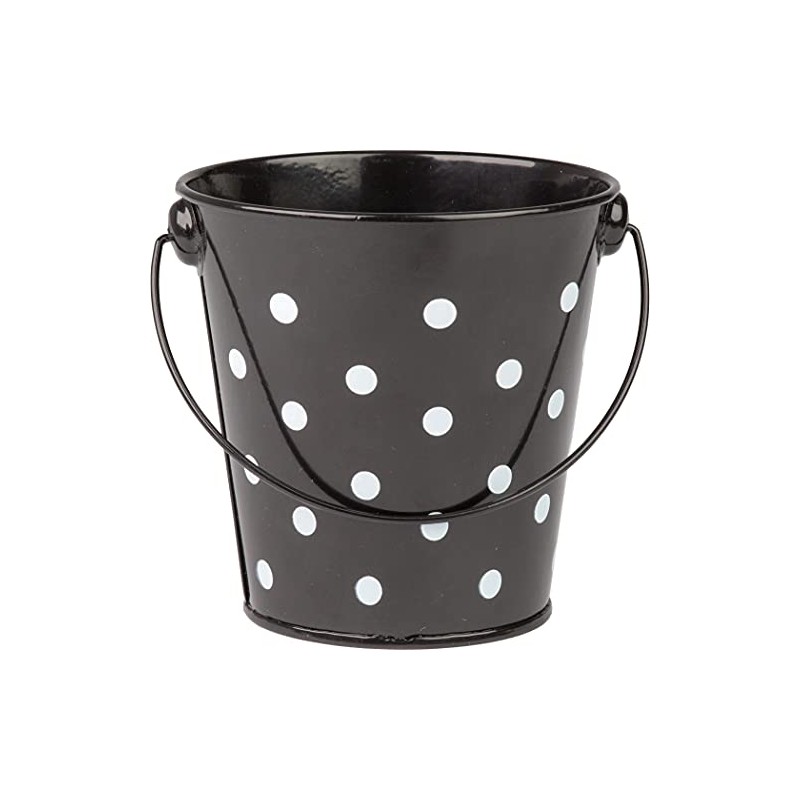 Teacher Created Resources Black Polka Dots Bucket