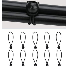 Set of 10 Elastic Cords: This multi-functional rubber band is perfect for securing it outdoors or at home. Rubber band for securing