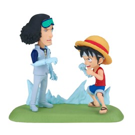 Banpresto Monkey D. Luffy Vs Kuzan One Piece, World Collectable Log Stories 9 cm, BP28688P, Multicoloured, Collectable Figure, Ideal for Anime Fans