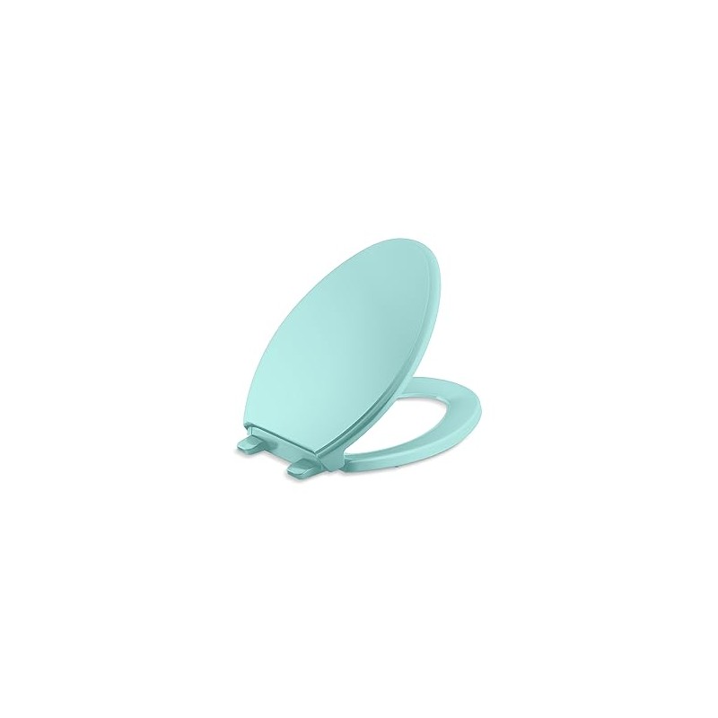 Kohler K-4733-H15 Glenbury Quiet Close Toilet Seat, Elongated, Spring Green