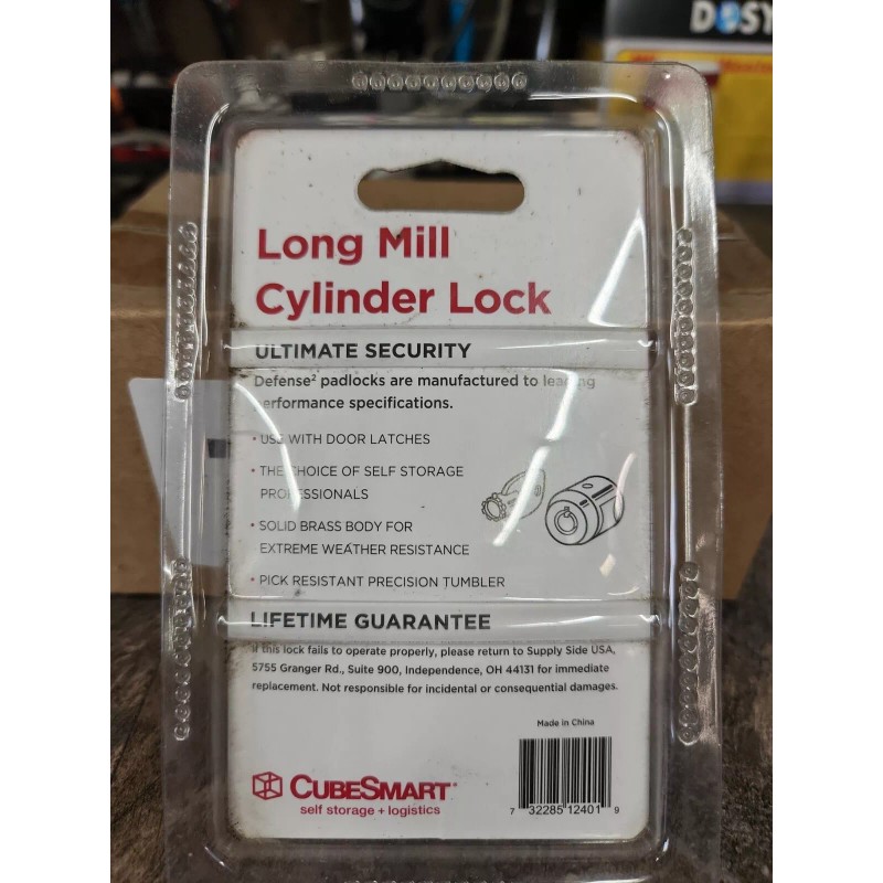 CubeSmart Long Mill Cylinder Lock (CS-2401)