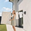LIVEHITOP Retractable Washing Line, Wall Mounted Extendable Clothes Line Non-Sagging