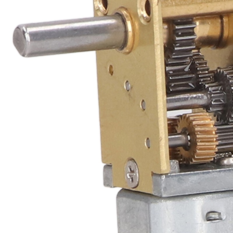 DC12V 27RPM Dual Shaft Motor Micro Worm Gear Reduction Motor