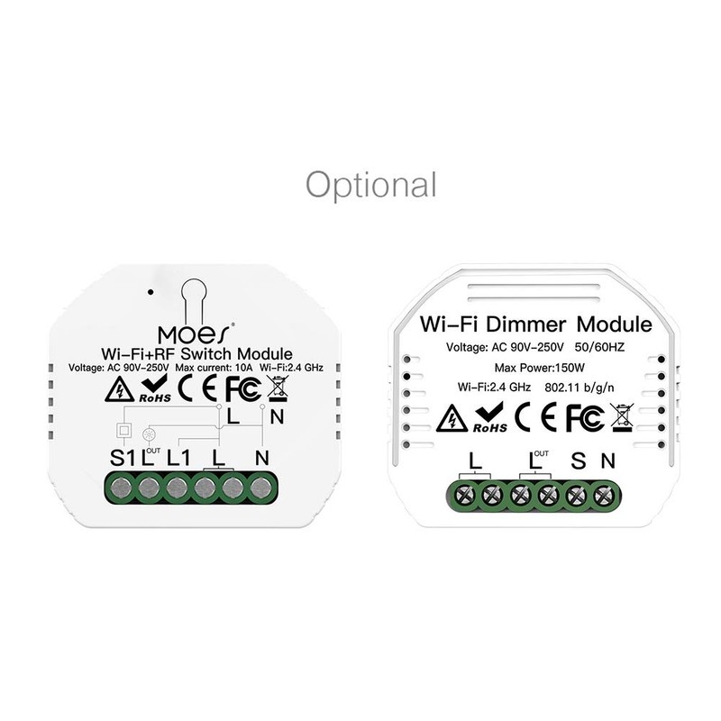 90-250V WiFi Dimmer Module Dimmer Switch Smart Light Switches 2