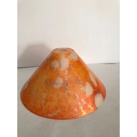 Hampstead Ozy Carni Peach Glass Shades; Glass Shades Only
