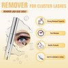 Lash Bond and Seal Remover 3PCS Kit, Waterproof Cluster Lash