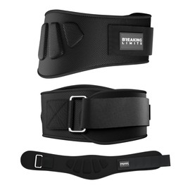 Breaking Limits Weight Lifting Belt Men & Women - Fitness Accessories for Strength Training & Weightlifting, Gym Belt Crossfit, Deadlift Lifting Belt for Powerlifting & Bodybuilding (M)