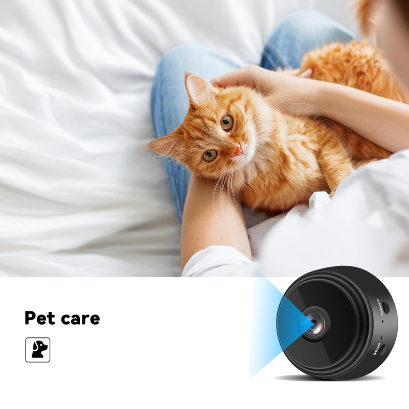 lovmmewlot 2025 Upgraded 1080P Security Camera Wireless Indoor,Home Camera for