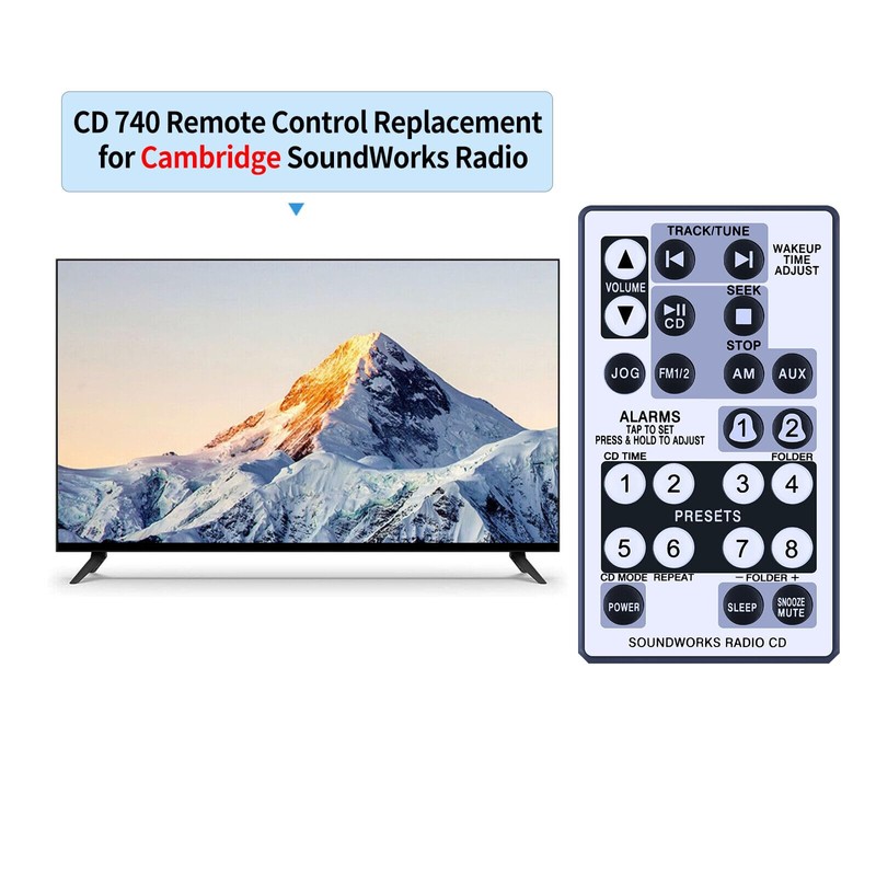PZL New Replacement Remote Control for Cambridge SoundWorks Radio CD