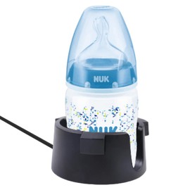 HapiChil Cup Warmer for Mom & Baby [Nursery Select] Automatic Heat Retention Drink Warmer, Baby Bottle Compatible, USB Heater, Fall Prevention Holder Included (Black)