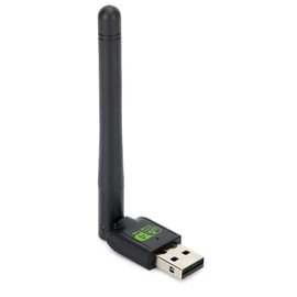 fosa1 Adaptador inalámbrico Antena de Tarjeta de Red, 2.4G Adaptador inalámbrico USB Antena Externa de 2dBi Computadora sin Unidad Antenas de Red Receptor Wi-Fi para PC Computadora de Escritorio